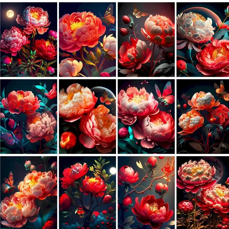 GATYZTORY Painting By Numbers Kits For Adults Kit Diy Crafts Frame Red Flowers Oil Picture By Number Home Wall Art Decor Paints
GATYZTORY Painting By Numbers Kits For Adults Kit Diy Crafts Frame Red Flowers Oil Picture By Number Home Wall Art Decor Paints