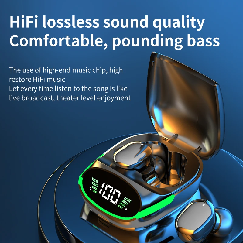 Sports Bluetooth Earphones with Mics Bluetooth 5.1 Wireless Headphones HiFi Stereo Wireless Earbuds
Sports Bluetooth Earphones with Mics Bluetooth 5.1 Wireless Headphones HiFi Stereo Wireless Earbuds
