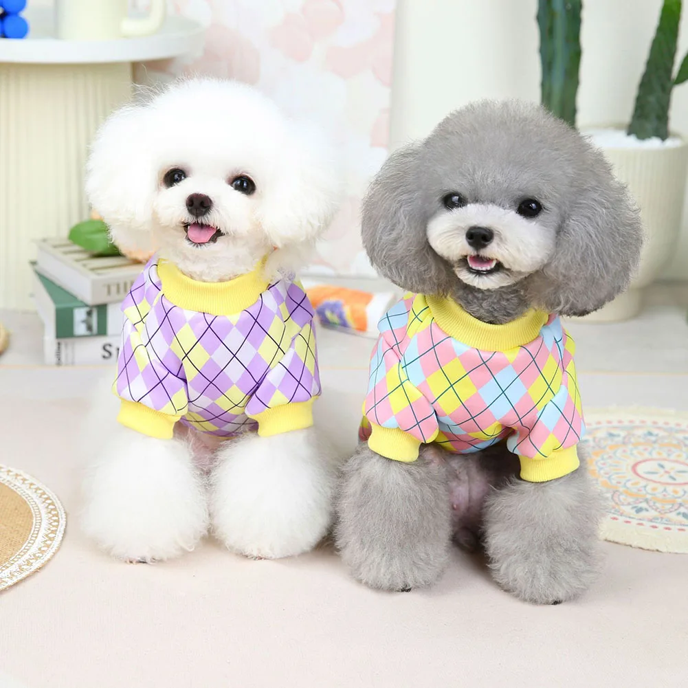 1PC Pet Clothes Classical Lattice Two-legged Clothes Comfortable and Breathable Cat Clothes Puppy Clothes Size S-XXL
1PC Pet Clothes Classical Lattice Two-legged Clothes Comfortable and Breathable Cat Clothes Puppy Clothes Size S-XXL