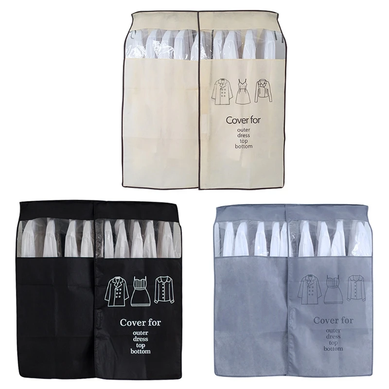 Clothes Dust Cover Hanging Bag Suit Coat Storage Bag Case Protector Closet Wardrobe Dress Clothing Organizer
Clothes Dust Cover Hanging Bag Suit Coat Storage Bag Case Protector Closet Wardrobe Dress Clothing Organizer