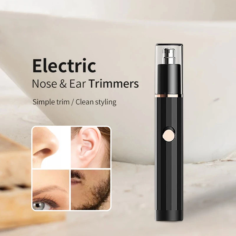 Electric Nose Ear Hair Trimmers for Men Portable Nose and Ear Trimmer Hair Shaver Clipper Safety Removal Cleaner Eyebrow Shaver
Electric Nose Ear Hair Trimmers for Men Portable Nose and Ear Trimmer Hair Shaver Clipper Safety Removal Cleaner Eyebrow Shaver