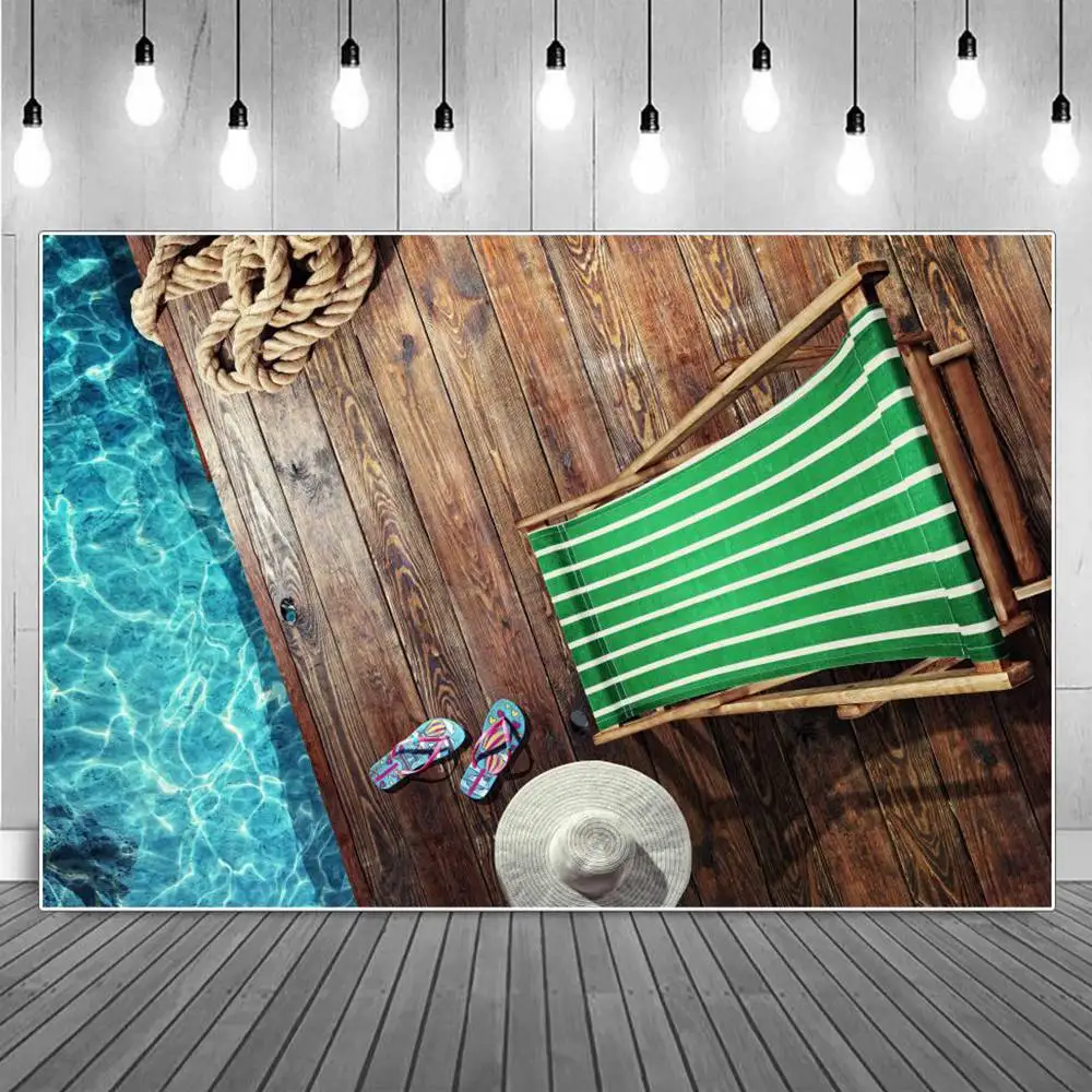 Beach Chair Wooden Platform Top View Summer Holiday Photography Backgrounds Water Surface Party Decoration Photocall Backdrops
Beach Chair Wooden Platform Top View Summer Holiday Photography Backgrounds Water Surface Party Decoration Photocall Backdrops