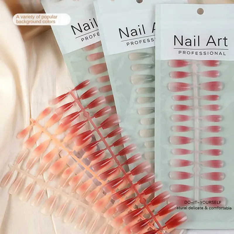 Nail Patch Acrylic Material Gradient Smudged Pink False Nails Nail Art Wearing Armor 14 Styles Manual The New About 27.5*11.cm
Nail Patch Acrylic Material Gradient Smudged Pink False Nails Nail Art Wearing Armor 14 Styles Manual The New About 27.5*11.cm
