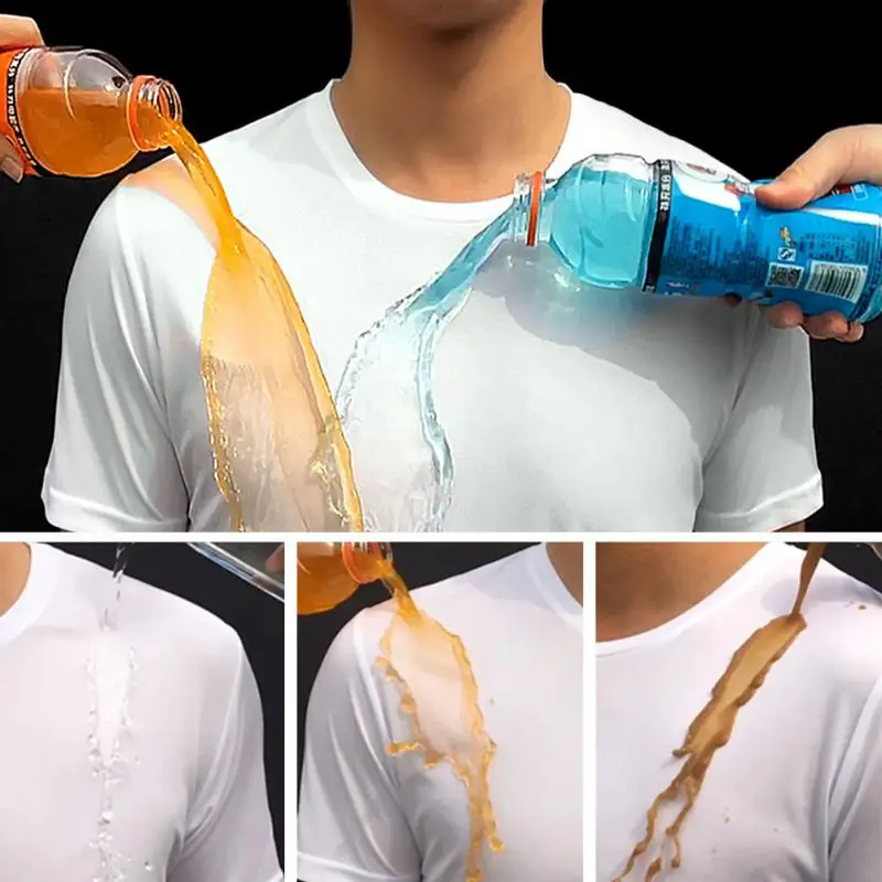 Quick Dry Top Short Sleeve Hiking shirt Anti-Dirty Waterproof Men T Shirt Creative Hydrophobic Stainproof Breathable T shirt
Quick Dry Top Short Sleeve Hiking shirt Anti-Dirty Waterproof Men T Shirt Creative Hydrophobic Stainproof Breathable T shirt