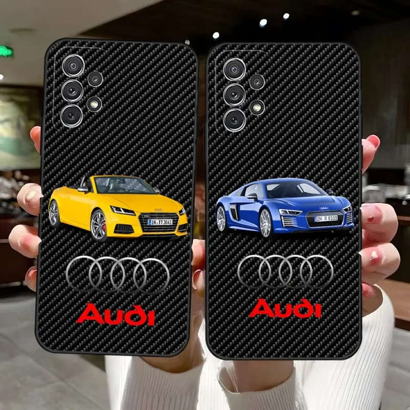 Роскошный чехол для телефона в спортивном автомобиле Audi для Samsung Galaxy A13 A52 A53 A73 A32 A51 A23 A22 A12 A02s A20e A40 A50 A21 A72 A70, чехол
Роскошный чехол для телефона в спортивном автомобиле Audi для Samsung Galaxy A13 A52 A53 A73 A32 A51 A23 A22 A12 A02s A20e A40 A50 A21 A72 A70, чехол