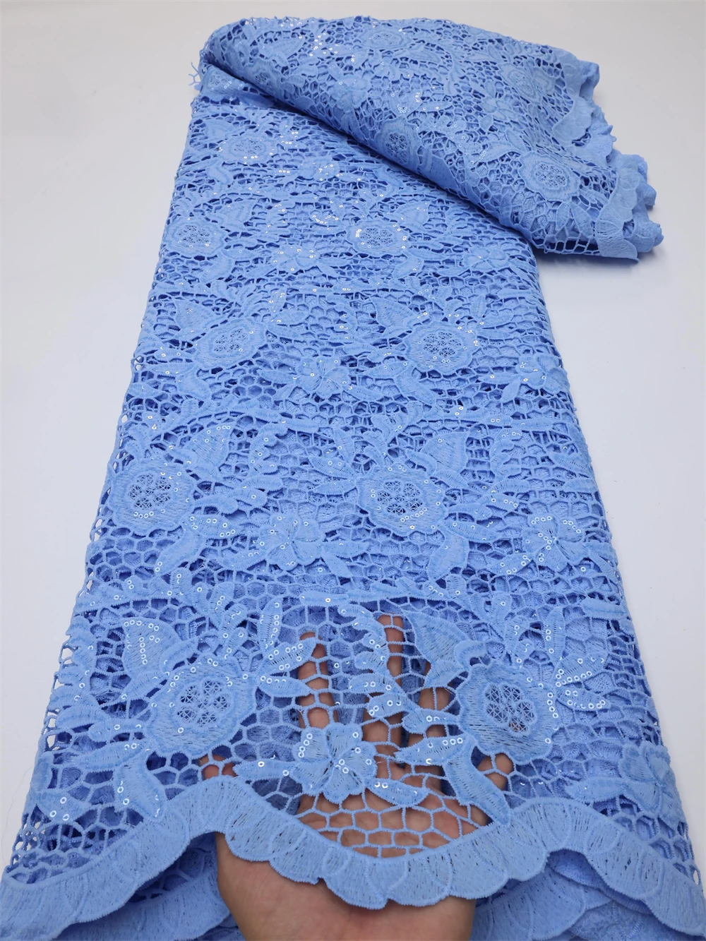 PGC African Guipure Milk Silk Lace Fabric 2022 High Quality Lace Material Latest French Cord Lace Fabric For Wedding LY590
PGC African Guipure Milk Silk Lace Fabric 2022 High Quality Lace Material Latest French Cord Lace Fabric For Wedding LY590