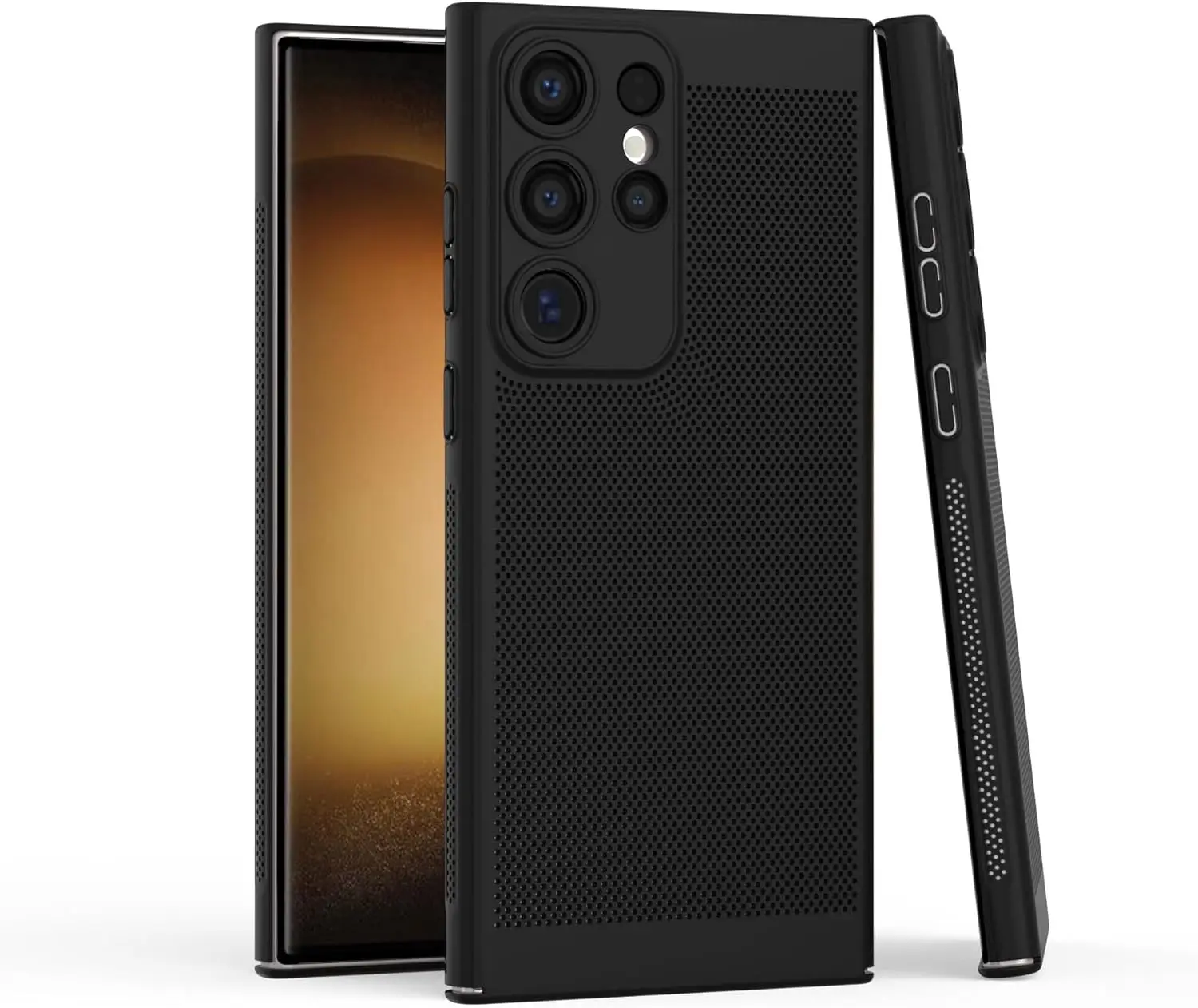 Жесткий сетчатый чехол для Samsung Galaxy S23 S22 S21, дышащий рассеивающий тепло объектив, полноразмерный чехол, защита от падения и отпечатков пальцев
Жесткий сетчатый чехол для Samsung Galaxy S23 S22 S21, дышащий рассеивающий тепло объектив, полноразмерный чехол, защита от падения и отпечатков пальцев