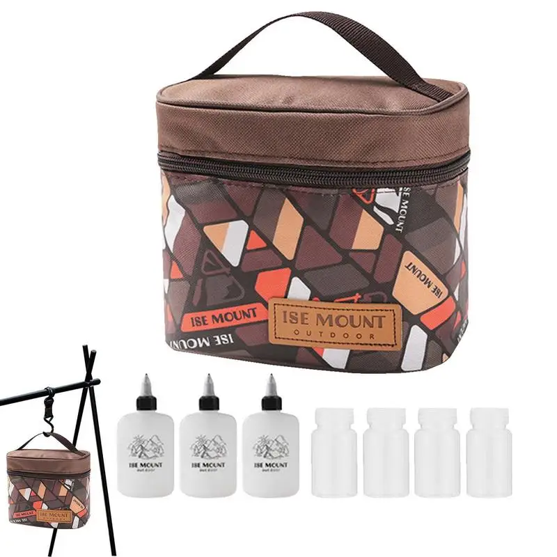 Salt And Pepper Containers Set Spice Jars Sauce Seasoning Bottle Condiment Bottles Portable Bag For BBQ Outdoor Camping
Salt And Pepper Containers Set Spice Jars Sauce Seasoning Bottle Condiment Bottles Portable Bag For BBQ Outdoor Camping