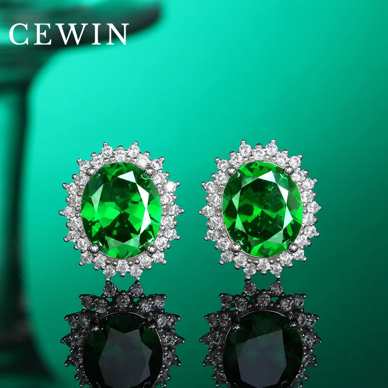 Silver Earrings Emerald Artificial High Carbon Diamond Female Simple Versatile Jewelry Wholesale Sources
Silver Earrings Emerald Artificial High Carbon Diamond Female Simple Versatile Jewelry Wholesale Sources