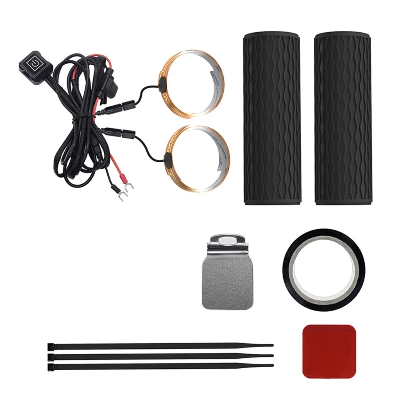 Electric Heating Handle Grip Motorcycle Heated Handlebar Grip Convenient Grip Drop Shipping
Electric Heating Handle Grip Motorcycle Heated Handlebar Grip Convenient Grip Drop Shipping