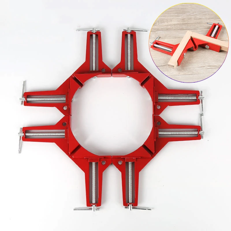 1-4pcs 4 inch 90 Degrees Angle Clamp Right Angle Woodworking Frame Clamp DIY Glass Clamps Corner Holder Woodworking Hand Tool
1-4pcs 4 inch 90 Degrees Angle Clamp Right Angle Woodworking Frame Clamp DIY Glass Clamps Corner Holder Woodworking Hand Tool