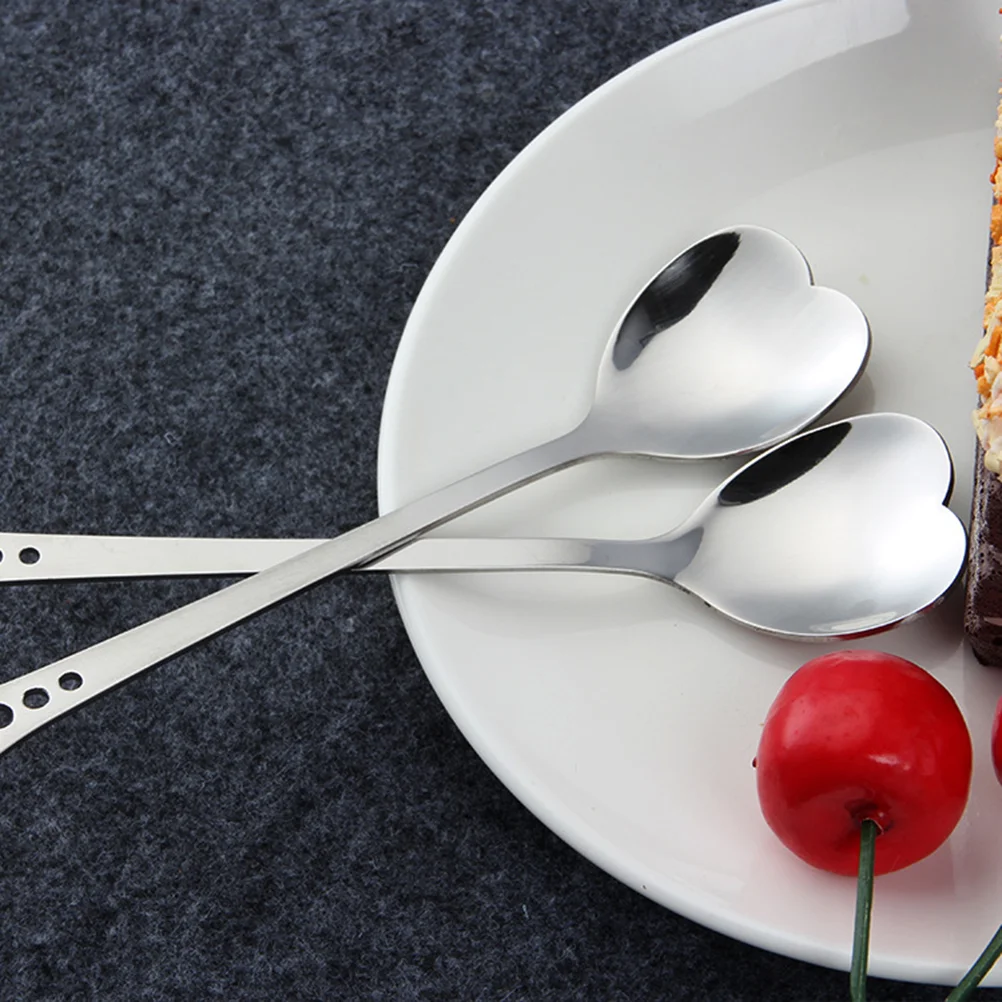 Pcs Stainless Steel Heart Shape Spoons Creative Scoop Stirring Spoon Tableware Dessert Cake Coffee Spoon for Home Restaurant
Pcs Stainless Steel Heart Shape Spoons Creative Scoop Stirring Spoon Tableware Dessert Cake Coffee Spoon for Home Restaurant
