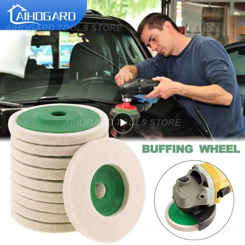 4in Round Wool Felt Discs Polishing Pad Buffing Wheel For Angle Grinder Polishing For Metal Marble Glass Ceramics
4in Round Wool Felt Discs Polishing Pad Buffing Wheel For Angle Grinder Polishing For Metal Marble Glass Ceramics