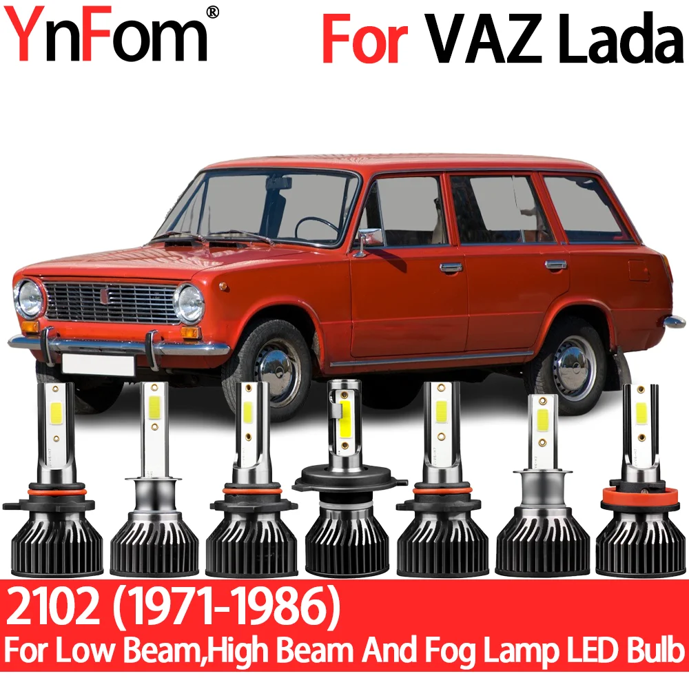 YnFom For VAZ Lada 2102 (21021,21023) 1971-1986 Special LED Headlight Bulbs Kit For Low Beam,High Beam,Fog Lamp,Car Accessories
YnFom For VAZ Lada 2102 (21021,21023) 1971-1986 Special LED Headlight Bulbs Kit For Low Beam,High Beam,Fog Lamp,Car Accessories