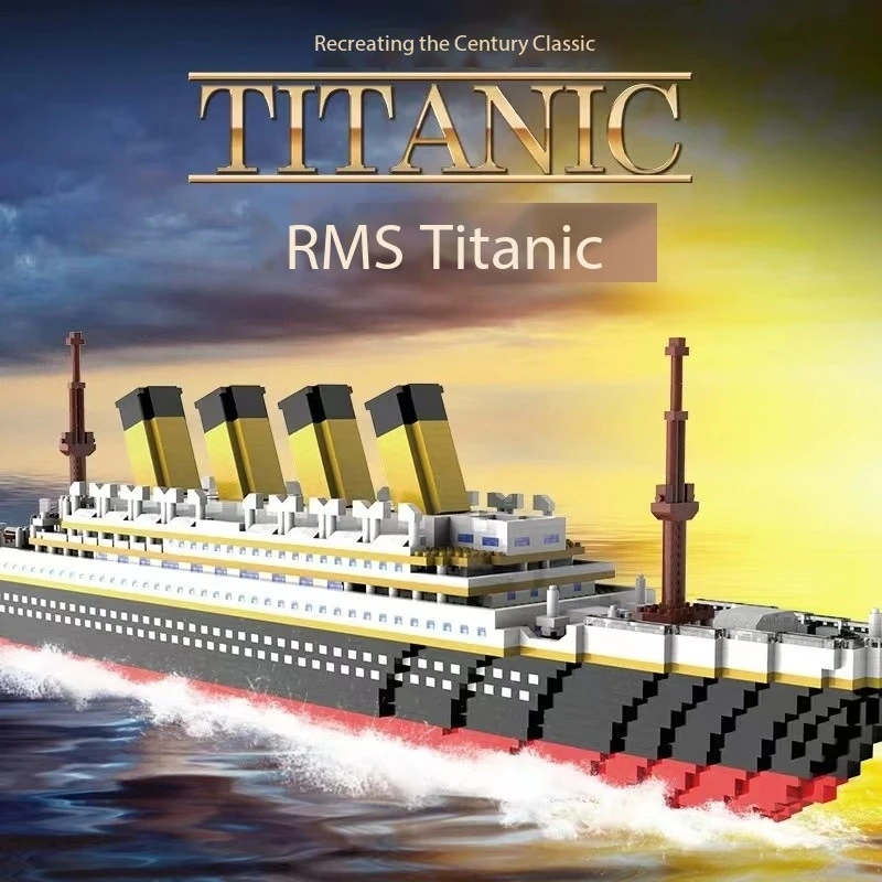 Creative Luxury Iceberg Cruise Ship Boat Wreck Set City DIY Model Building Blocks Bricks Toys for Children Adult Birthday Gifts
Creative Luxury Iceberg Cruise Ship Boat Wreck Set City DIY Model Building Blocks Bricks Toys for Children Adult Birthday Gifts