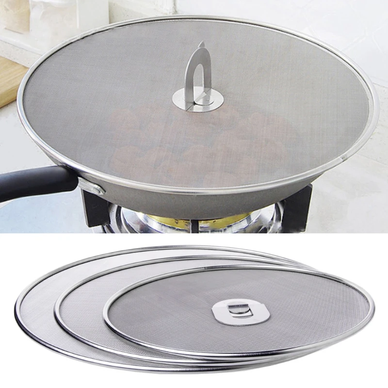 Stainless Steel Cover Lid Oil Proofing Frying Pan Splatter Screen Spill Proof 87HA
Stainless Steel Cover Lid Oil Proofing Frying Pan Splatter Screen Spill Proof 87HA