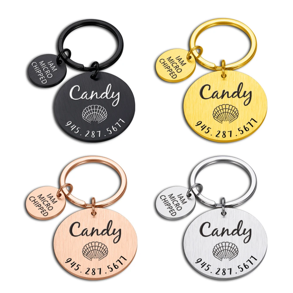 Personalized Pet Name Number Tag Keychain Pet Dog Cat Collar ID Tag Pet Pendant Necklace Collar Puppy Cat Collar Accessories
Personalized Pet Name Number Tag Keychain Pet Dog Cat Collar ID Tag Pet Pendant Necklace Collar Puppy Cat Collar Accessories