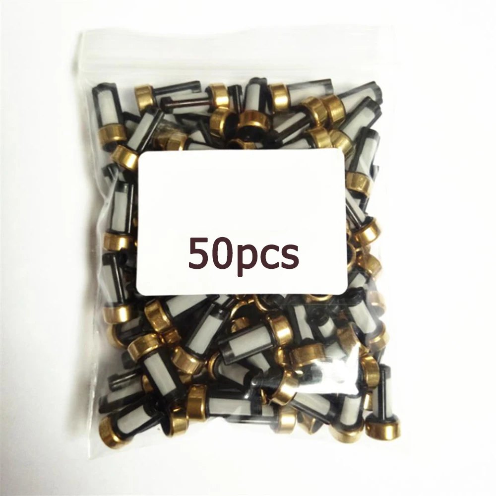 50pcs/set Fuel Injector Microse Basket Filter Universal Fit For ASNU03C Injector Repair Kits Injector Nylon Mesh Copper
50pcs/set Fuel Injector Microse Basket Filter Universal Fit For ASNU03C Injector Repair Kits Injector Nylon Mesh Copper