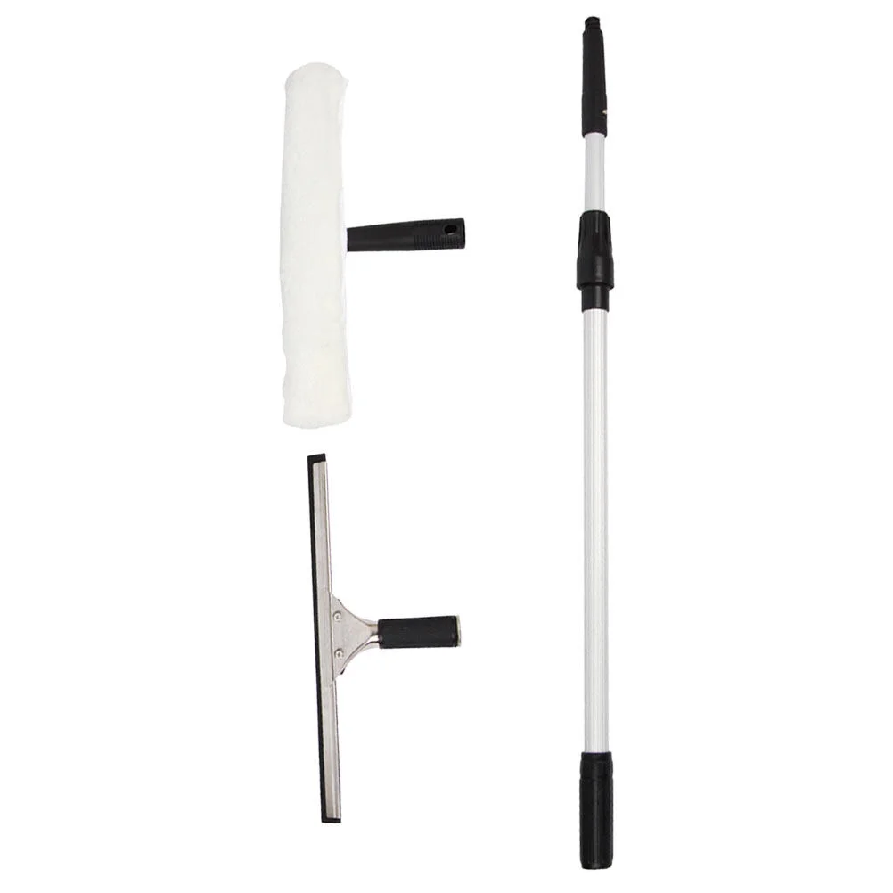White Clouds Extendable Squeegee Window Cleaner Scrubber Cleaning Kit Tool Stainless Steel Long Washer
White Clouds Extendable Squeegee Window Cleaner Scrubber Cleaning Kit Tool Stainless Steel Long Washer