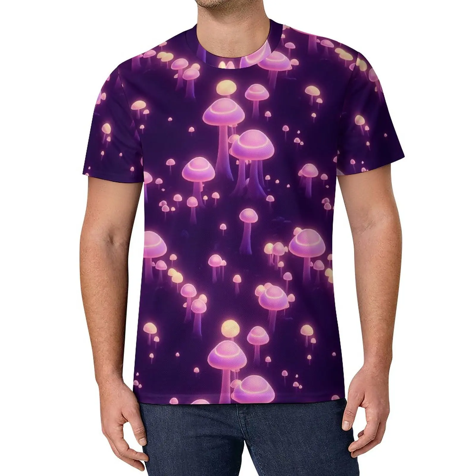 Magic Mushroom T Shirt Trippy Purple Mushrooms Novelty T Shirts Men EMO Tshirt Summer Short Sleeve Graphic Clothing Plus Size
Magic Mushroom T Shirt Trippy Purple Mushrooms Novelty T Shirts Men EMO Tshirt Summer Short Sleeve Graphic Clothing Plus Size