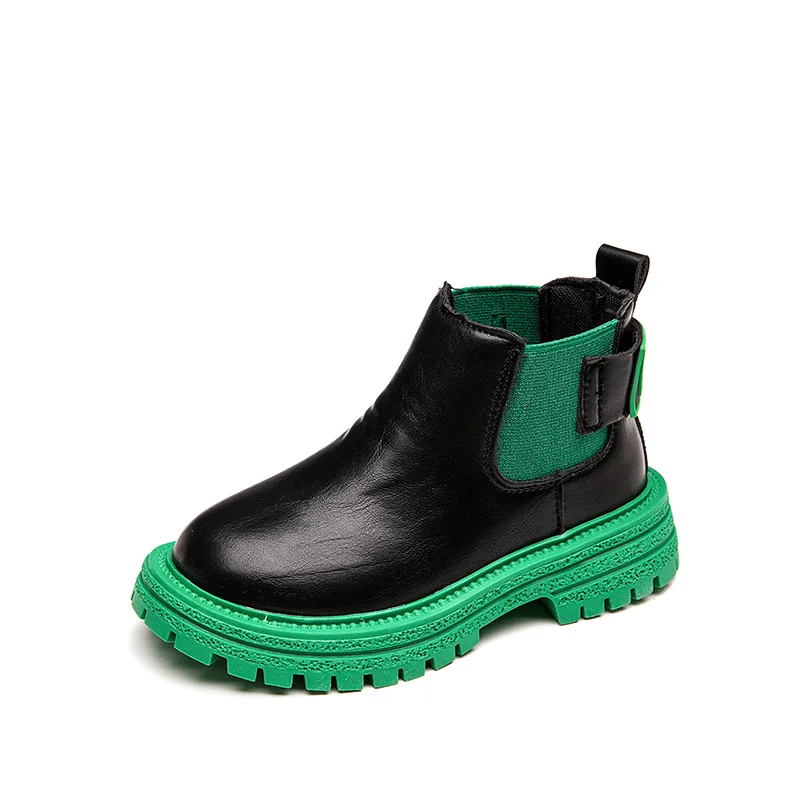 New Children's Shoes Quality Leather British Style Single Ankle Boots Boys Girls Slip On Colorful Chelsea Short Boots Size 27-37
New Children's Shoes Quality Leather British Style Single Ankle Boots Boys Girls Slip On Colorful Chelsea Short Boots Size 27-37