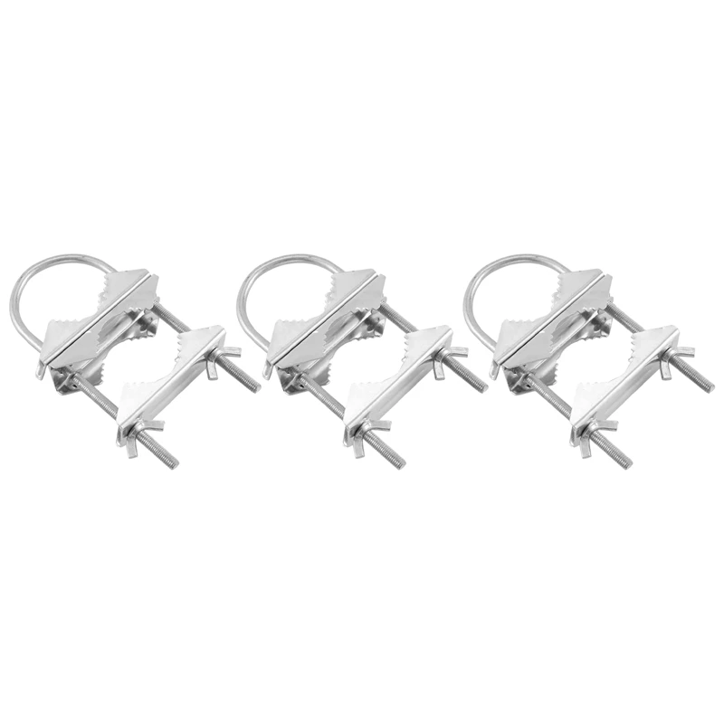 Double Antenna Mast Clamp V Jaw Block With U Bolts Heavy Duty Anti-Rust Mast To Mast Mount Bracket Kit For TV,CB(3 Set)
Double Antenna Mast Clamp V Jaw Block With U Bolts Heavy Duty Anti-Rust Mast To Mast Mount Bracket Kit For TV,CB(3 Set)
