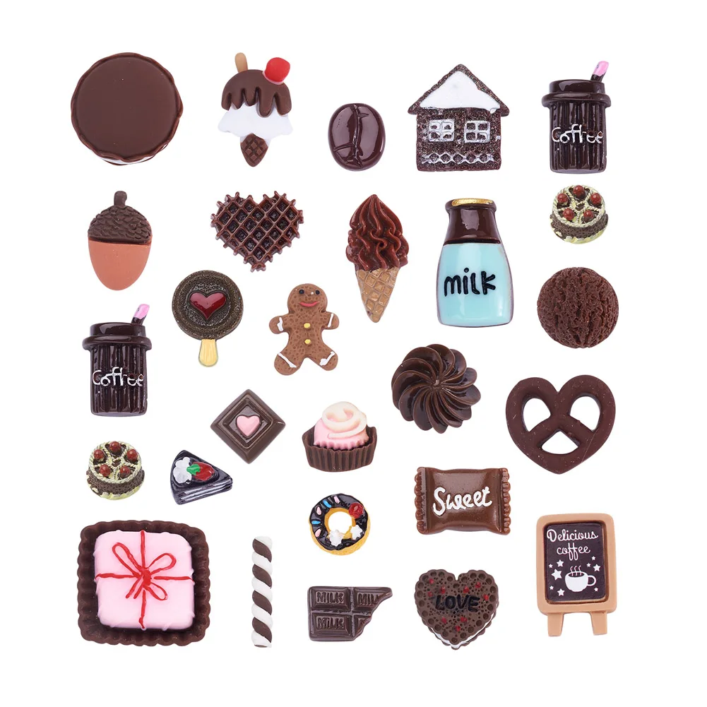 54Pcs Imitation Food Resin Cabochons Icecream Play Food Flatback Charms For Jewelry Making Hairpin Phone Embellishment Supplies
54Pcs Imitation Food Resin Cabochons Icecream Play Food Flatback Charms For Jewelry Making Hairpin Phone Embellishment Supplies