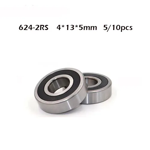 WHUZF Free Shipping 5/10PCS 624RS 624rs 624 2RS 624-2RS 624-2RS ZZ RSDeep Groove Ball Bearings 4 x 13 x 5mm High Quality 4*13*5
WHUZF Free Shipping 5/10PCS 624RS 624rs 624 2RS 624-2RS 624-2RS ZZ RSDeep Groove Ball Bearings 4 x 13 x 5mm High Quality 4*13*5
