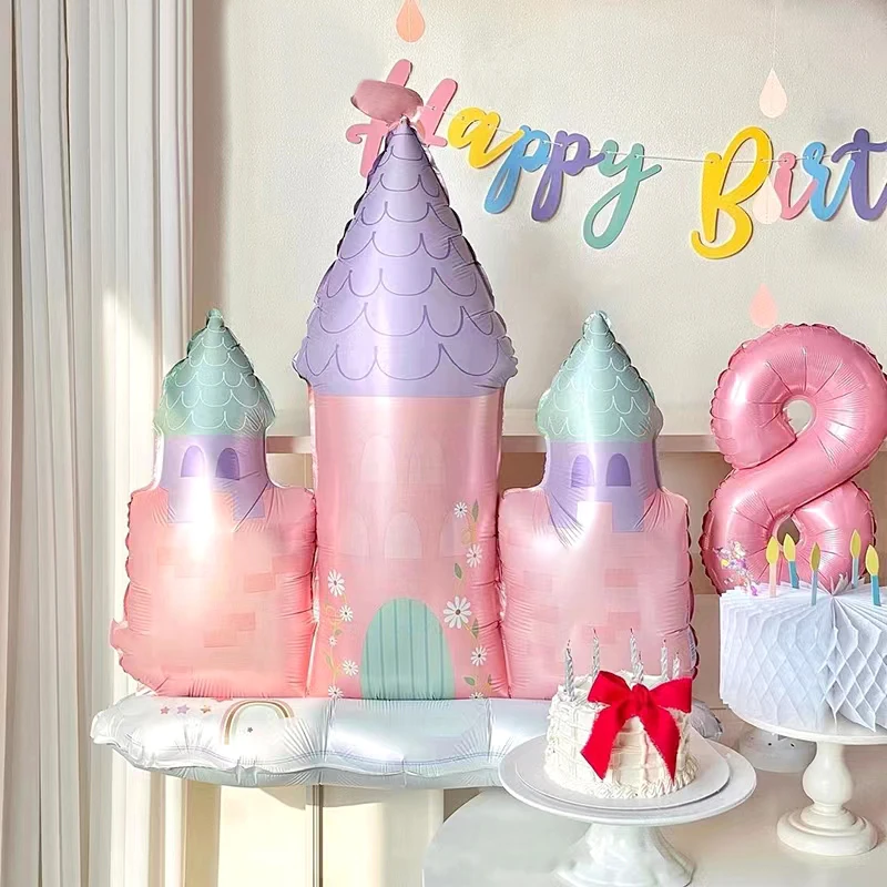 1PC Castle Balloon Pink Baby Birthday Balloon Wedding Decoration Party Decoration First Birthday Decoration Girl Baby Shower
1PC Castle Balloon Pink Baby Birthday Balloon Wedding Decoration Party Decoration First Birthday Decoration Girl Baby Shower
