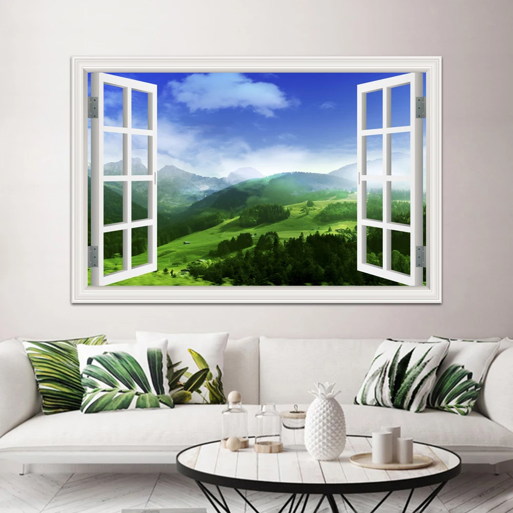one piece Grassland Blue Sky Nature picture Landscape Sticker Decal Vinyl Mural Wallpaper 3D Window View Wall Sticker Art Decor
one piece Grassland Blue Sky Nature picture Landscape Sticker Decal Vinyl Mural Wallpaper 3D Window View Wall Sticker Art Decor