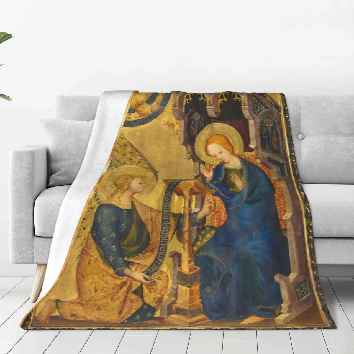 The Annunciation Vintage Bed Blanket Flannel Blanket Flannel Blanket Air conditioning blanket
The Annunciation Vintage Bed Blanket Flannel Blanket Flannel Blanket Air conditioning blanket