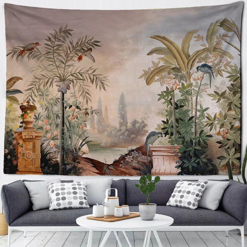 Tropical Rainforest Leaves Wall Tapestry Bohemian INS Red Bird Wall Hanging Tapestry Home Decor Table Cover Tapestry
Tropical Rainforest Leaves Wall Tapestry Bohemian INS Red Bird Wall Hanging Tapestry Home Decor Table Cover Tapestry