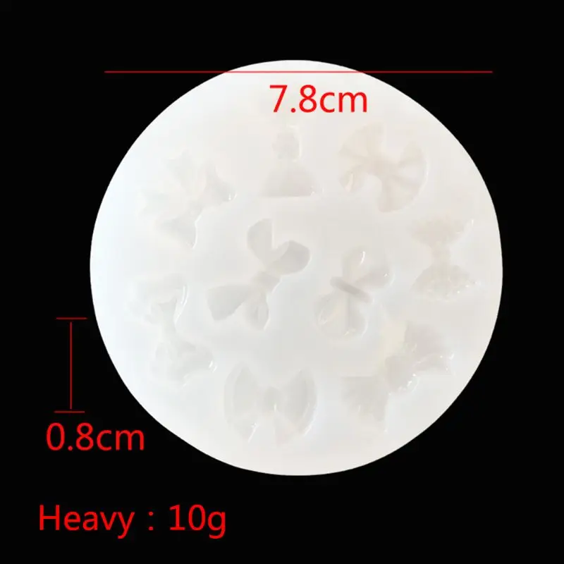 Mini 3D Bow Shape Epoxy Resin UV Glue Crafts Silicone Mold Creative DIY Art Pendant Brooch Jewelry Tool Manual Gift 918F
Mini 3D Bow Shape Epoxy Resin UV Glue Crafts Silicone Mold Creative DIY Art Pendant Brooch Jewelry Tool Manual Gift 918F