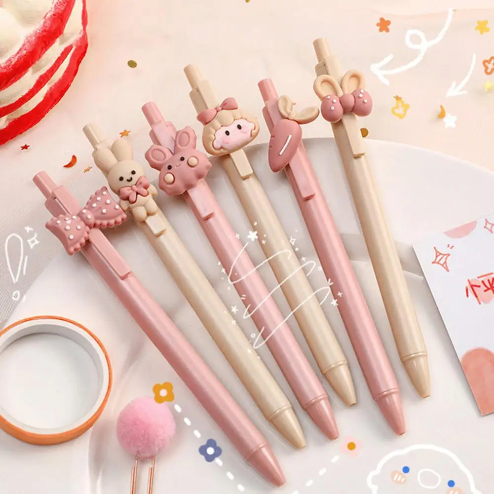 Gel Pen Cute Cartoon Retractable Comfortable Grip Leak-proof Writing Fluently Plastic Bow-knot Carrot Retractable Pen School Sup
Gel Pen Cute Cartoon Retractable Comfortable Grip Leak-proof Writing Fluently Plastic Bow-knot Carrot Retractable Pen School Sup