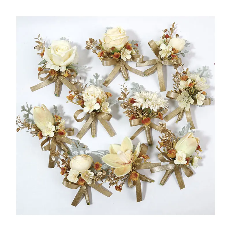 Wedding Supplies Banquet Guests Simulation Flowers Bridegroom And Bride Breast Flowers Hand Flowers Champagne Gold Series
Wedding Supplies Banquet Guests Simulation Flowers Bridegroom And Bride Breast Flowers Hand Flowers Champagne Gold Series
