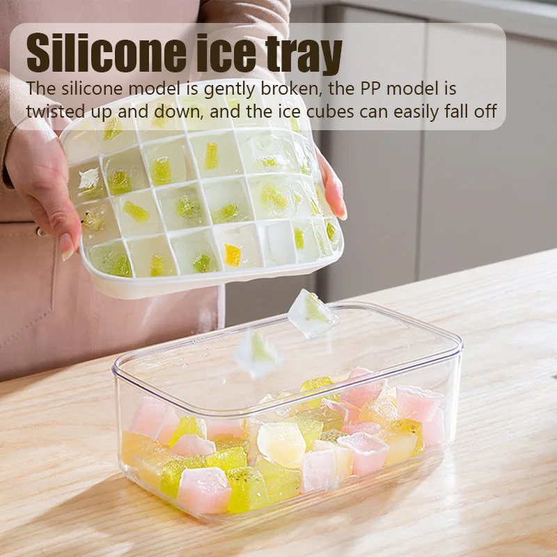 28-Grid Square Ice Cube Trays Reusable Silicone Ice Cube Mold BPA Free Ice Cube Maker With Removable Lids Bar Accessories
28-Grid Square Ice Cube Trays Reusable Silicone Ice Cube Mold BPA Free Ice Cube Maker With Removable Lids Bar Accessories