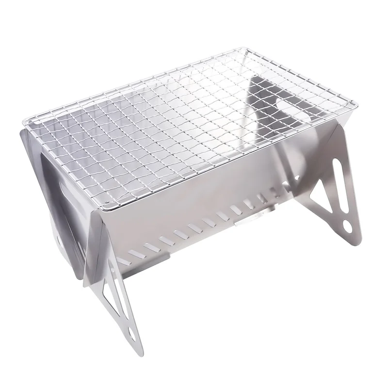 Four Seasons Universal Outdoor Folding Card Stove Stainless Steel Portable Reusable Barbecue Food Charcoal Stove
Four Seasons Universal Outdoor Folding Card Stove Stainless Steel Portable Reusable Barbecue Food Charcoal Stove
