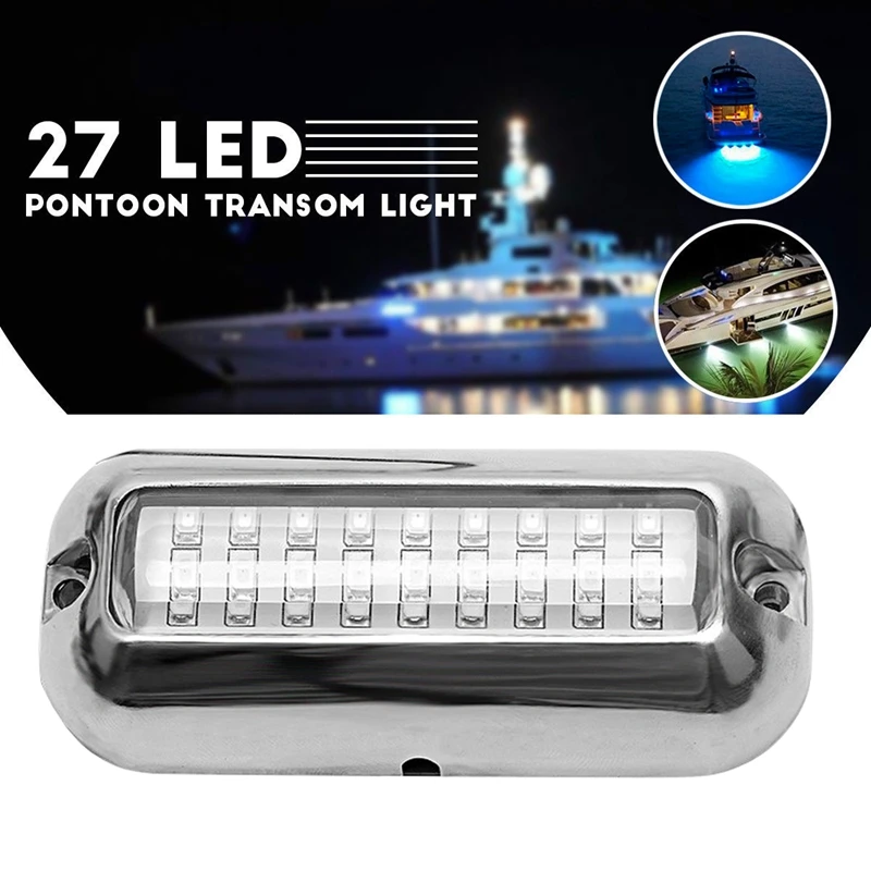 Marine LED Boat Light 27 LED Marine Light Stern Transom Lights 12V DC For Cruise Ships Yachts Boats Sailboat Kayak
Marine LED Boat Light 27 LED Marine Light Stern Transom Lights 12V DC For Cruise Ships Yachts Boats Sailboat Kayak