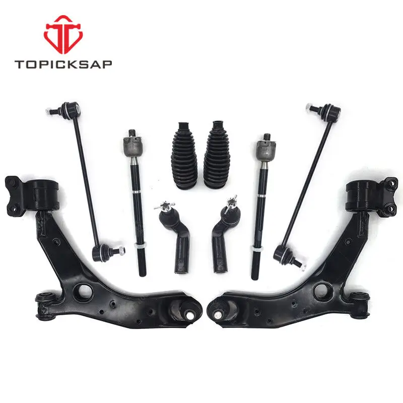 TOPICKSAP 10pcs Front Lower Suspension Control Arm Inner Outer Tie Rod Boots Sway Bar Kit for Mazda 3 5 2004 - 2014
TOPICKSAP 10pcs Front Lower Suspension Control Arm Inner Outer Tie Rod Boots Sway Bar Kit for Mazda 3 5 2004 - 2014