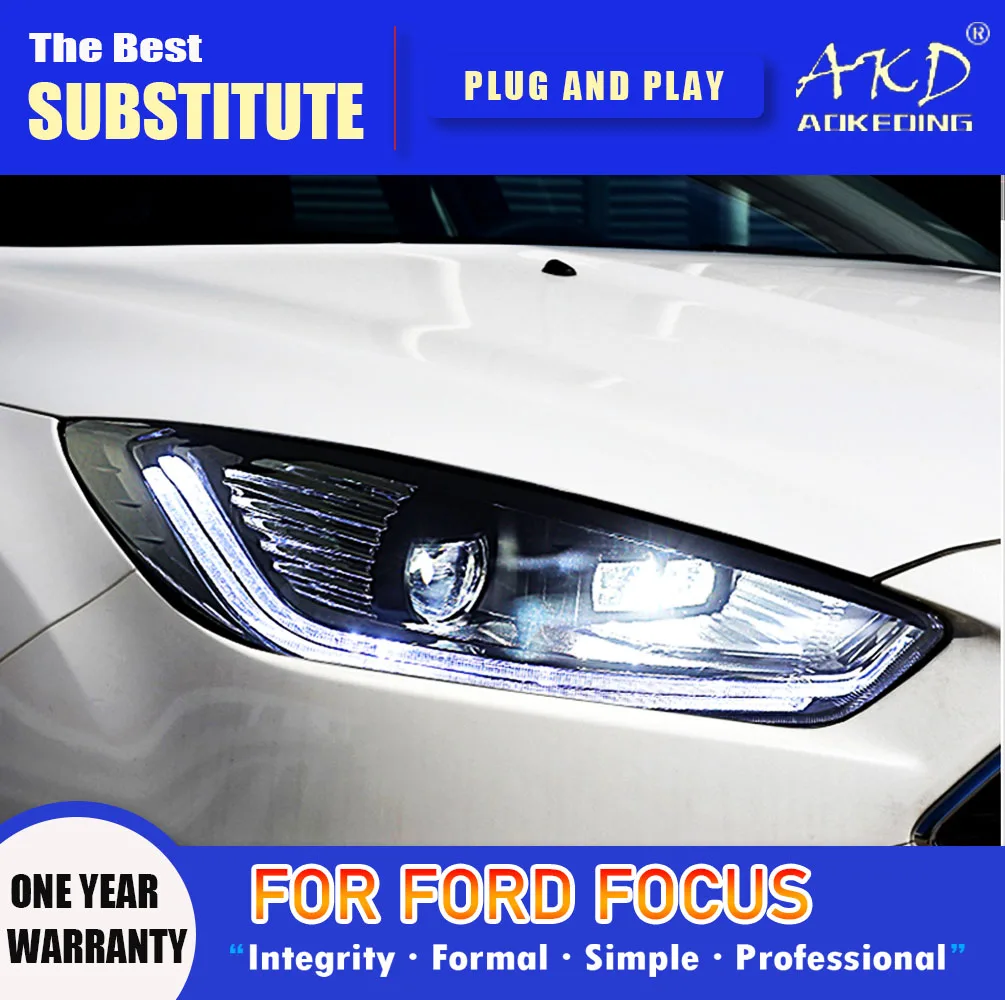Фара AKD для Ford светодиодная фара для Focus 2015-2018, фары, фокус, ДХО, сигнал поворота, фары дальнего света, объектив проектора Angel Eye
Фара AKD для Ford светодиодная фара для Focus 2015-2018, фары, фокус, ДХО, сигнал поворота, фары дальнего света, объектив проектора Angel Eye