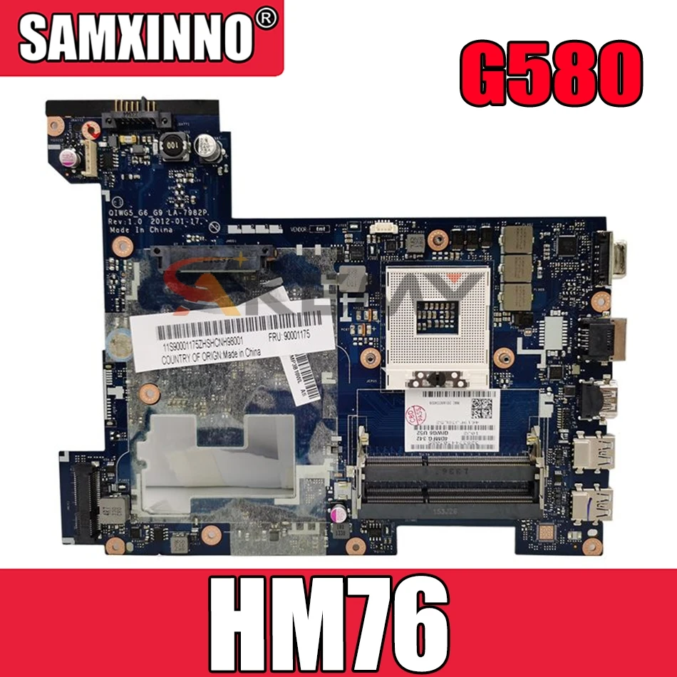 QIWG5_G6_G9 LA-7982P материнская плата для Lenovo G580 материнская плата для ноутбука PGA989 HM76 DDR3 100% протестированная работа
QIWG5_G6_G9 LA-7982P материнская плата для Lenovo G580 материнская плата для ноутбука PGA989 HM76 DDR3 100% протестированная работа