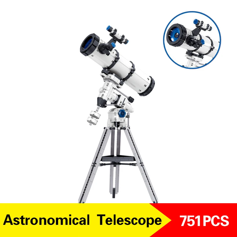 Mini Particle Building Blocks Astronomical Telescope Model High-tech Aerospace Series 751pcs Bricks Assembled Toys for Boys Kids
Mini Particle Building Blocks Astronomical Telescope Model High-tech Aerospace Series 751pcs Bricks Assembled Toys for Boys Kids