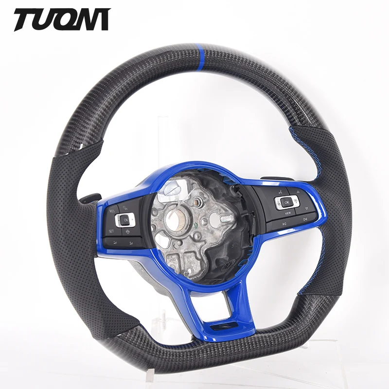 Gloss Carbon Fiber Black Perforated Leather Car Steering Wheel For VW MK7 Golf7 Jetta GTI Passat
Gloss Carbon Fiber Black Perforated Leather Car Steering Wheel For VW MK7 Golf7 Jetta GTI Passat