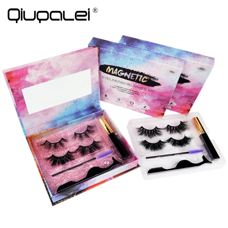 QIUPALEI 2Pairs 10 Magnets 25mm Real Mink Magnetic Eyelashes 3D Magnetic False Lashes Waterproof Eyeliner & Tweezers Makeup Kit
QIUPALEI 2Pairs 10 Magnets 25mm Real Mink Magnetic Eyelashes 3D Magnetic False Lashes Waterproof Eyeliner & Tweezers Makeup Kit