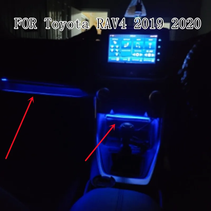 FOR Toyota RAV4 2019 2020 Car Center Console Atmosphere Lamp LED Dashboard Atmosphere Light Strips Interior Decorative Lights
FOR Toyota RAV4 2019 2020 Car Center Console Atmosphere Lamp LED Dashboard Atmosphere Light Strips Interior Decorative Lights