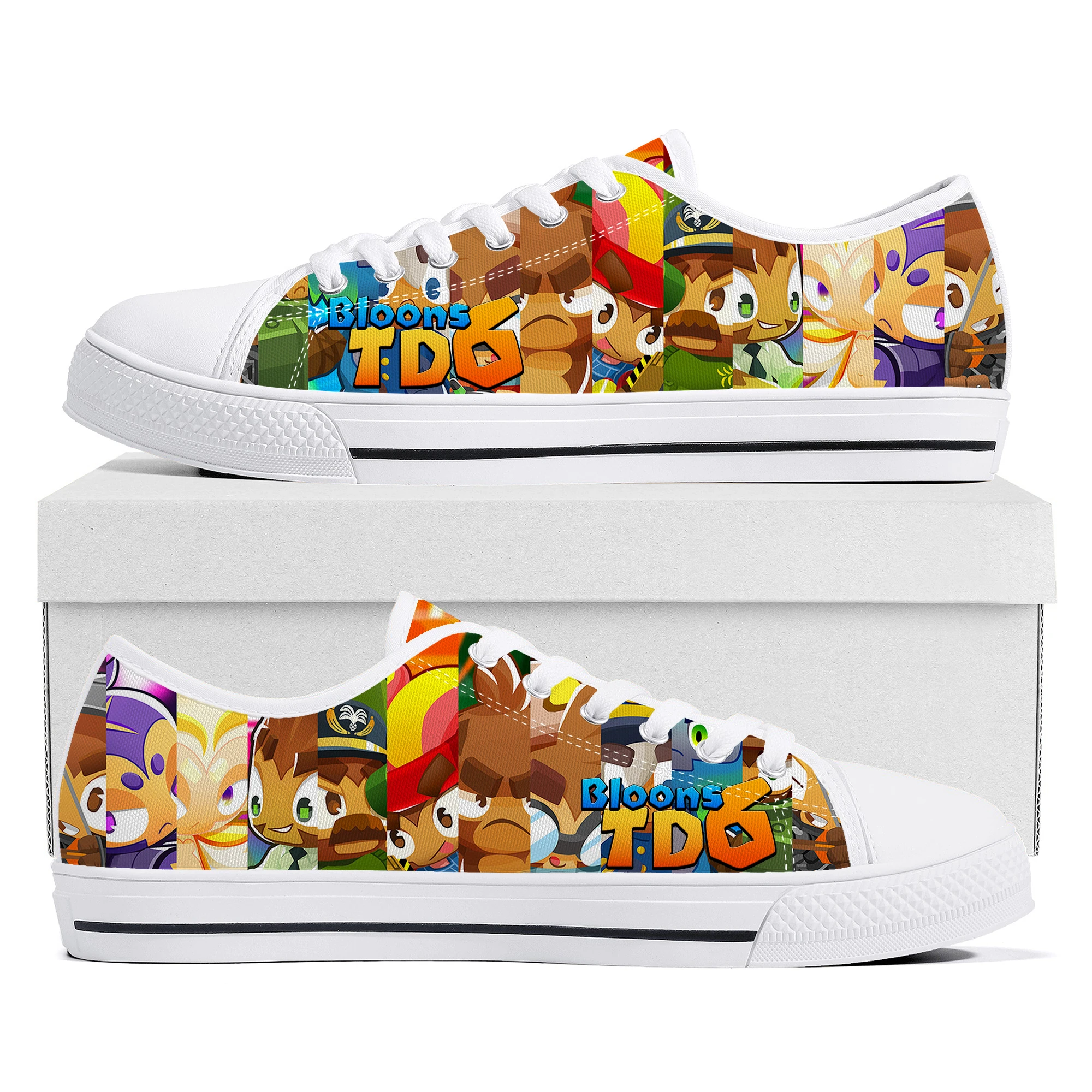 Bloons TD 6 Low Top Sneakers Cartoon Game Womens Mens Teenager High Quality Fashion Canvas Sneaker Couple Custom Built Shoes
Bloons TD 6 Low Top Sneakers Cartoon Game Womens Mens Teenager High Quality Fashion Canvas Sneaker Couple Custom Built Shoes