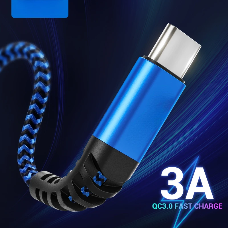 AN24 Micro USB Cable & Type C Cable 3A Fast Charging for Samsung Mobile Phone Data Cable Type-C for Xiaomi Redmi Note 8
AN24 Micro USB Cable & Type C Cable 3A Fast Charging for Samsung Mobile Phone Data Cable Type-C for Xiaomi Redmi Note 8