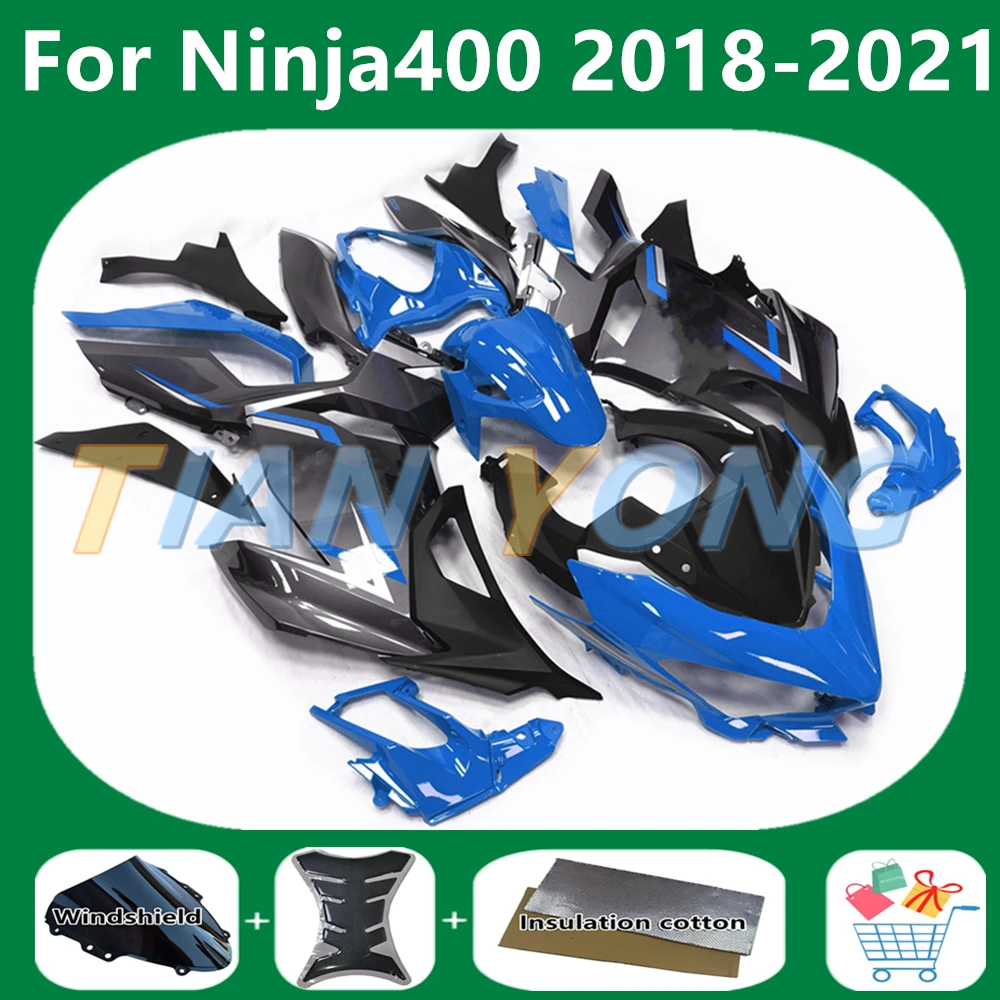 Подходит для Ninja 400 2018-2019-2020-2021-2022 для Ninja400 ковлин синие серые тени для кузова мотоцикла полный комплект обтекателей
Подходит для Ninja 400 2018-2019-2020-2021-2022 для Ninja400 ковлин синие серые тени для кузова мотоцикла полный комплект обтекателей