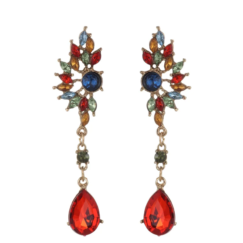 New Fashion Long Statement Crystal Rhinestone Water Droplets Dangle Earrings for Women 2 Color Party Jewelry Pendants Gifts
New Fashion Long Statement Crystal Rhinestone Water Droplets Dangle Earrings for Women 2 Color Party Jewelry Pendants Gifts