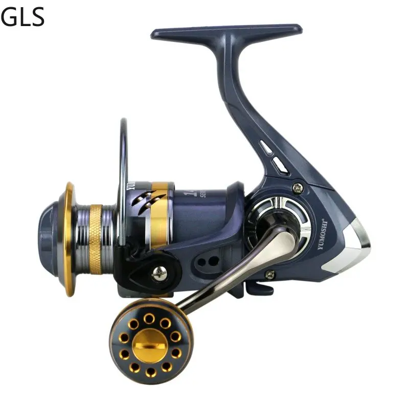 GLS Spinning wheel type high quality KS2000-7000 series full metal rocker arm and reel, metal ball fishing reel spinning reel
GLS Spinning wheel type high quality KS2000-7000 series full metal rocker arm and reel, metal ball fishing reel spinning reel